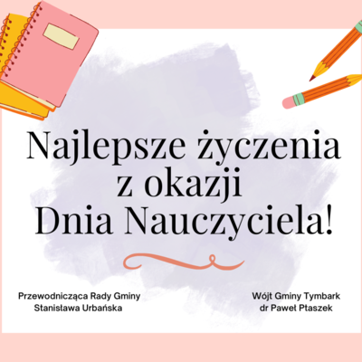 Obraz przedstawiający Życzenia dla Nauczycieli